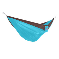 Vivere Doppelhängematte Parachute Hammock Braun/Türkis Vivere Doppelhängematte Parachute Hammock Braun/Türkis
