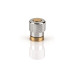 EASYmaxx Strahlregler 23 mm Edelstahl, M22 IG / M24 AG