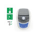 Leitz Bürogeräte Aktenvernichter IQ OptiMax Small Office 350 P-5, 22 l, Weiss