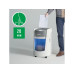 Leitz Bürogeräte Aktenvernichter IQ OptiMax Small Office 350 P-5, 22 l, Weiss