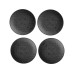 Mäser Frühstücks- & Dessertteller Tiles 21 cm, 4 Stück, Schwarz