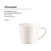 Mäser Kaffee-Service Sita 18-teilig, Weiss
