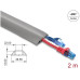 Delock Kabelkanal PVC flexibel 2 m x 50 mm Grau Delock Kabelkanal PVC flexibel 2 m x 50 mm Grau
