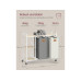 VASAGLE Wäschekorb mit 2 Fächern 100 l, Beige/Grau/Weiss VASAGLE Wäschekorb mit 2 Fächern 100 l, Beige/Grau/Weiss