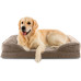 Lumaland Hundebett Indoor Cord L Hellbraun