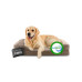 Lumaland Hundebett Indoor Cord L Hellbraun