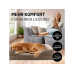 Lumaland Hundebett Indoor Cord L Hellbraun