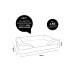 Lumaland Hundebett Indoor Cord M Dunkelblau