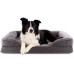 Lumaland Hundebett Indoor Cord M Grau