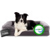 Lumaland Hundebett Indoor Cord M Grau