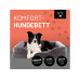 Lumaland Hundebett Indoor Cord M Grau