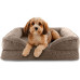 Lumaland Hundebett Indoor Cord S Hellbraun