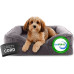 Lumaland Hundebett Indoor Cord S Grau