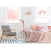 Gardinia EF Rollo Federboa 60 x 150 cm, Pink/Weiss