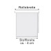 Gardinia Uni Klemmrollo 80 x 150 cm, Hellgrau
