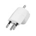 STEFFEN Fixadapter 3-Pol Deutsch auf Stecker CH T12 weiss, CEE7