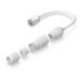 Ubiquiti Easy Cable Verlängerung Cat 6A, F/UTP, 0.185 m, Weiss