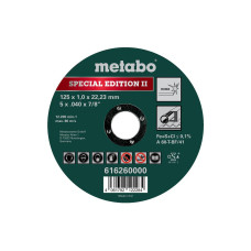 Metabo 125 x 1.0 x 22.23 mm, Inox, Special Edition II Metabo 125 x 1.0 x 22.23 mm, Inox, Special Edition II