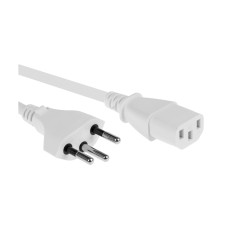 FURBER.power Netzkabel C13-T12 1.8 m Weiss