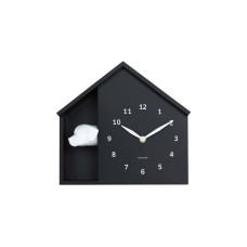 KARLSSON Wanduhr Peeking Doggy Black KARLSSON Wanduhr Peeking Doggy Black