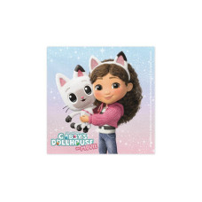 Partydeco Papierservietten Gabbys Dollhouse 33 cm x 33 cm, 20 Stück Partydeco Papierservietten Gabbys Dollhouse 33 cm x 33 cm, 20 Stück