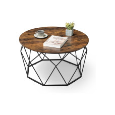 VASAGLE Couchtisch 80 x 45 cm, Schwarz/Braun VASAGLE Couchtisch 80 x 45 cm, Schwarz/Braun