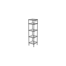 Songmics Regal mit 5 Ebenen 30 x 30 x 121 cm, Schwarz Songmics Regal mit 5 Ebenen 30 x 30 x 121 cm, Schwarz