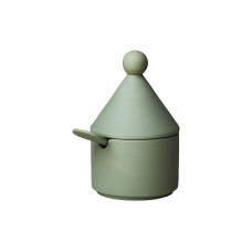 Chic Mic Zuckerdose mit Deckel und Löffel Good Mood Eucalyptus