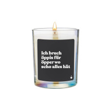ChattyCandles Duftkerze Ich bruch öppis 6.7 x 8 cm ChattyCandles Duftkerze Ich bruch öppis 6.7 x 8 cm