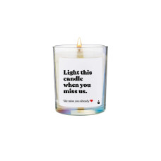ChattyCandles Duftkerze Light this candle when you miss us 6.7 x 8 cm ChattyCandles Duftkerze Light this candle when you miss us 6.7 x 8 cm