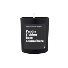 ChattyCandles Duftkerze I'm the f*cking boss around here 6.7 x 8 cm ChattyCandles Duftkerze I'm the f*cking boss around here 6.7 x 8 cm