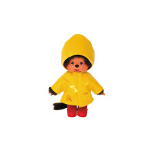 Monchhichi Raincoat Yellow 20 cm Monchhichi Raincoat Yellow 20 cm