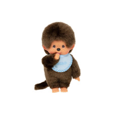 Monchhichi Light Blue Bib Boy 20 cm Monchhichi Light Blue Bib Boy 20 cm