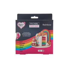 Rainbow Dust ProGel Lebensmittelfarben Set Regenbogen 6 x 25 g