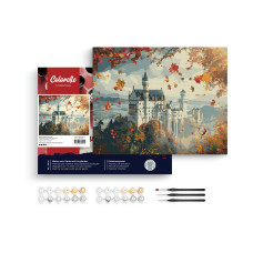 Colorelle Malen nach Zahlen Märchenschloss im Herbst Colorelle Malen nach Zahlen Märchenschloss im Herbst