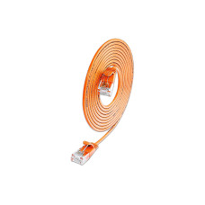 SLIM Slimpatchkabel RJ-45 - RJ-45, Cat 6A, U/UTP, 0.1 m, Orange SLIM Slimpatchkabel RJ-45 - RJ-45, Cat 6A, U/UTP, 0.1 m, Orange