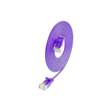 SLIM Slimpatchkabel RJ-45 - RJ-45, Cat 6A, U/UTP, 2 m, Violett SLIM Slimpatchkabel RJ-45 - RJ-45, Cat 6A, U/UTP, 2 m, Violett