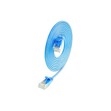 SLIM Slimpatchkabel RJ-45 - RJ-45, Cat 6A, U/UTP, 3 m, Blau SLIM Slimpatchkabel RJ-45 - RJ-45, Cat 6A, U/UTP, 3 m, Blau