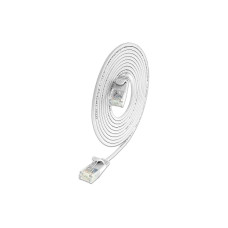 SLIM Slimpatchkabel RJ-45 - RJ-45, Cat 6A, U/UTP, 3 m, Weiss SLIM Slimpatchkabel RJ-45 - RJ-45, Cat 6A, U/UTP, 3 m, Weiss