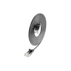 SLIM Slimpatchkabel RJ-45 - RJ-45, Cat 6A, U/UTP, 5 m, Schwarz SLIM Slimpatchkabel RJ-45 - RJ-45, Cat 6A, U/UTP, 5 m, Schwarz