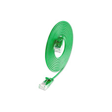 SLIM Slimpatchkabel RJ-45 - RJ-45, Cat 6A, U/UTP, 5 m, Grün SLIM Slimpatchkabel RJ-45 - RJ-45, Cat 6A, U/UTP, 5 m, Grün