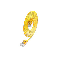 SLIM Slimpatchkabel RJ-45 - RJ-45, Cat 6A, U/UTP, 7.5 m, Gelb SLIM Slimpatchkabel RJ-45 - RJ-45, Cat 6A, U/UTP, 7.5 m, Gelb