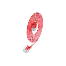SLIM Slimpatchkabel RJ-45 - RJ-45, Cat 6A, U/UTP, 10 m, Rot SLIM Slimpatchkabel RJ-45 - RJ-45, Cat 6A, U/UTP, 10 m, Rot