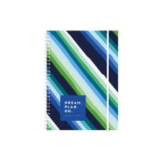 Simplex Schulagenda Emotions Weekly A6 2026/2027, Stripes