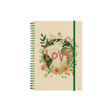 Simplex Schulagenda Graspaier Weekly A6 2026/2027, Love