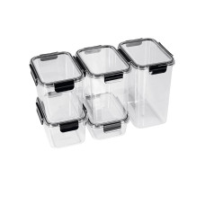 GOURMETmaxx Vorratsbehälter Click-it Transparent