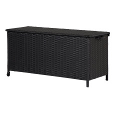 Schou Gartenbox Victor mit Rädern - 64 x 136 x 12 cm Schwarz Schou Gartenbox Victor mit Rädern - 64 x 136 x 12 cm Schwarz