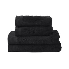 Zone Denmark Frottierwäscheset Classic 50 x 100 cm; 70 x 140 cm, Schwarz Zone Denmark Frottierwäscheset Classic 50 x 100 cm; 70 x 140 cm, Schwarz