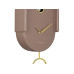 KARLSSON Wanduhr Tweet Mocha Brown