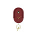 KARLSSON Wanduhr Tweet Burgundy Red